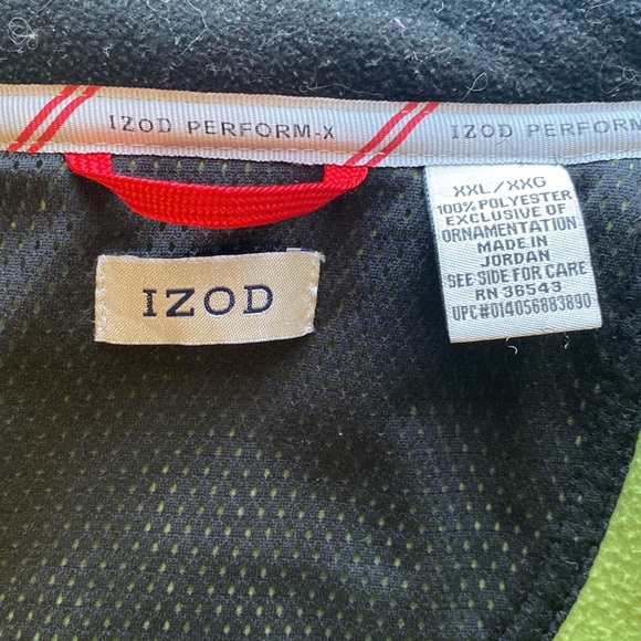Izod Perform X performance zip fleece jacket - Picture 5 of 8